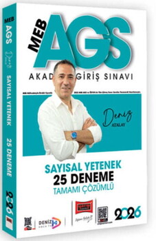  Yargı Yayınları 2026 MEB AGS Sayısal Yetenek Tamamı Çözümlü 25 Deneme