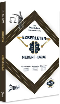  Yetki Yayınları 2026 Ezberleten Medeni Hukuk