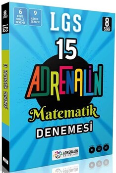  Adrenalin Yayınları 8. Sınıf LGS Matematik 15 Branş Denemesi