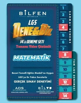  Bilfen Yayıncılık 8. Sınıf Matematik Denebil 14 lü Deneme Seti
