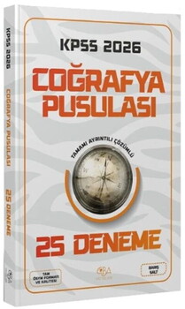  CBA Yayınları 2026 KPSS Coğrafya Pusulası 25 Deneme