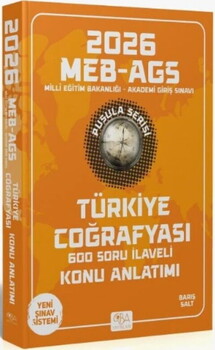  CBA Yayınları 2026 MEB AGS Türkiye Coğrafyası Pusula Serisi Konu Anlatımı