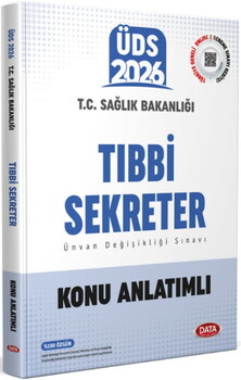  Data Yayınları 2026 ÜDS Sağlık Bakanlığı Tıbbi Sekreter Konu Anlatımlı