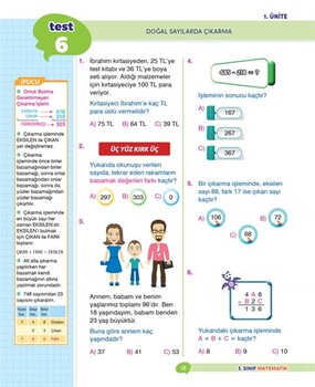  Dikkat Atölyesi Yayınları 3. Sınıf İpuçlu Matematik Yeni Nesil Soru Bankası