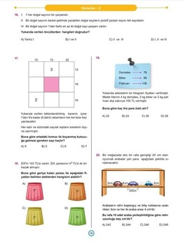  Feybe Yayınları 6. Sınıf Matematik Denemekolik 20 Sarmal Deneme