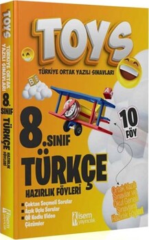  İsem Yayınları 8. Sınıf Türkçe TOYS Hazırlık Föyleri