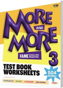  Kurmay ELT More and More English 3 Worksheets Test Book