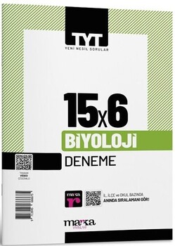  Marka Yayınları TYT Biyoloji 15 x 8 Deneme