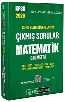  Pegem 2026 KPSS Matematik Konu Konu Çıkmış Sorular