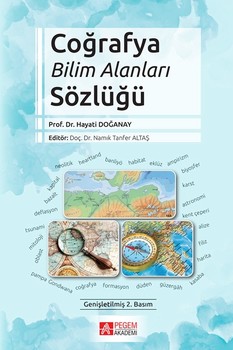  Pegem Akademi Coğrafya Bilim Alanları Sözlüğü