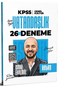  Retro Yayıncılık KPSS Vatandaşlık Genel Kültür 26 lı Deneme