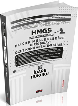  Savaş Yayınları 2026 HMGS İdare Hukuku Özet Konu Anlatımı
