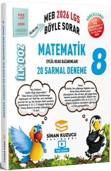  Sinan Kuzucu 2026 8. Sınıf Matematik İlk Doz Sarmal Branş Denemeleri
