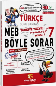 Sinan Kuzucu 7. Sınıf Türkçe Soru Bankası