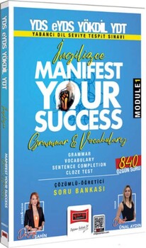  Yargı Yayınları YDS eYDS YÖKDİL YDT İngilizce Manifest Your Success Grammar Vocabulary