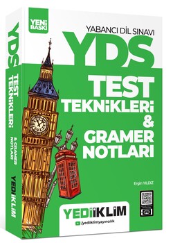  Yediiklim  YDS YÖKDİL Test Teknikleri ve Gramer Notları