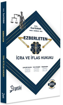  Yetki Yayınları 2026 Ezberleten İcra İflas Hukuku