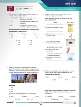  Aromat Yayınları TYT Kimya Soru Bankası