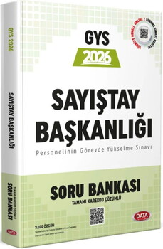  Data Yayınları 2026 GYS Sayıştay Başkanlığı Soru Bankası