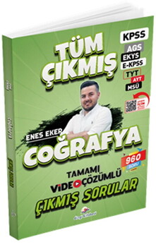  Dizgi Kitap 2026 Coğrafya Tüm Sınavlar Tamamı Video Çözümlü Çıkmış Sorular