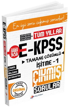  Dizgi Kitap 2026 EKPSS İşitme-1 Çıkmış Sorular Tüm Yıllar