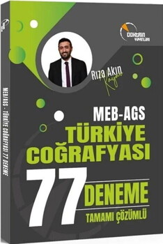  Doktrin Yayınları MEB AGS Türkiye Coğrafyası 77 Deneme