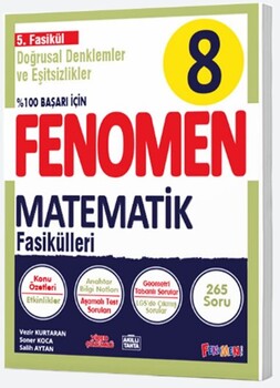 Fenomen Okul Yayınları 8. Sınıf Doğrusal ve Eşitsizlikler Fenomen Fasikülü