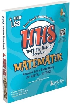  Muba Yayınları 8. Sınıf LGS Matematik HHS Haftalık Hasat Soruları