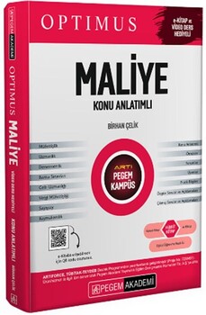  Pegem Akademi KPSS A Grubu Optimus Maliye Konu Anlatımı