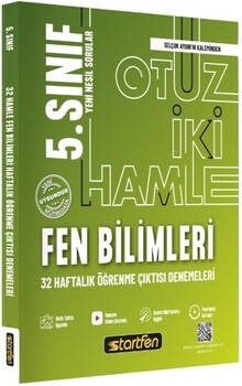  Startfen Yayınları 5. Sınıf Fen Bilimleri 32 Hamle Kazanım Denemeleri