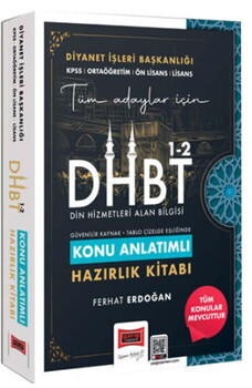  Yargı Yayınları 2026 KPSS Ortaöğretim Ön Lisans DHBT 1-2 Tüm Adaylar İçin Konu Anlatımı Hazırlık Kitabı