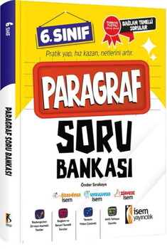 İsem Yayınları 6. Sınıf Paragraf Soru Bankası