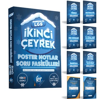  Kr Akademi 8. Sınıf LGS Poster Notlar Soru Fasikülleri İkinci Çeyrek