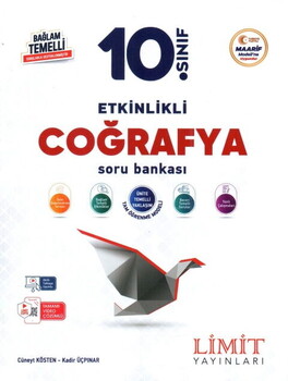  Limit Yayınları 10. Sınıf Coğrafya Maarif Etkinlikli Soru Bankası