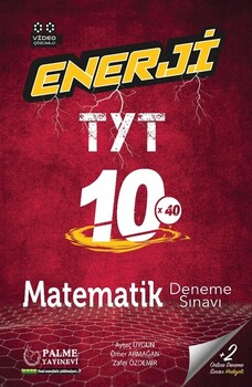  Palme Yayınları TYT Matematik Enerji 10 Deneme Sınavı