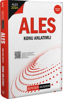  Pegem Yayınları 2026 ALES Konu Anlatımlı