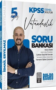  Retro Yayıncılık KPSS Genel Kültür Vatandaşlık Soru Bankası