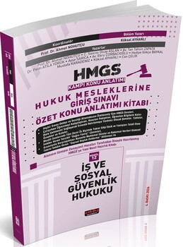  Savaş Yayınları 2026 HMGS Özet İş ve Sosyal Güvenlik Hukuku Konu Anlatımı
