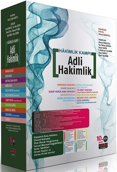  Savaş Yayınları Hakimlik Kampı Adli Hakimlik Konu Anlatımlı Modüler Set