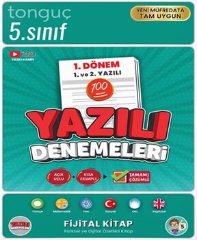  Tonguç Akademi 5. Sınıf Yazılı Denemeleri 1. Dönem 1 ve 2. Yazılı