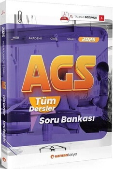  Uzman Kariyer MEB AGS Tüm Dersler Soru Bankası