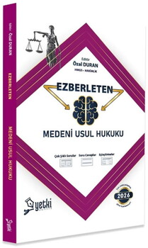  Yetki Yayınları 2026 Ezberleten Medeni Usul Hukuku