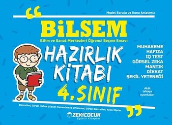  Zeki Çocuk 4. Sınıf Bilsem Hazırlık Kitabı