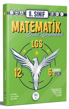  Av Akıllı Versiyon Yayınları 8. Sınıf LGS Matematik 12 li Branş Deneme
