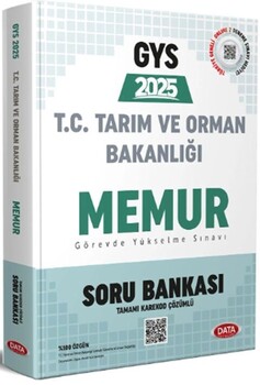  Data Yayınları 2025 GYS Tarım ve Orman Bakanlığı Memur Soru Bankası