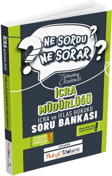  Dizgi Kitap Hukuk Atölyesi İcra Müdürlüğü Ne Sordu Ne Sorar İcra ve İflas Hukuku Tamamı Çözümlü Soru Bankası