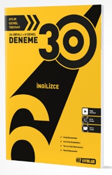  Hız Yayınları 6. Sınıf İngilizce 30 lu Deneme