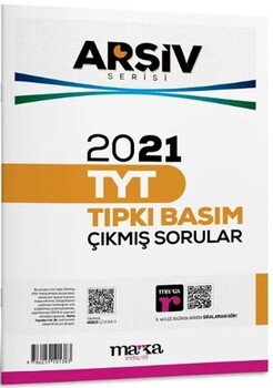 Marka Yayınları TYT Arşiv Serisi 2021 Çıkmış Sorular Tıpkı Basım