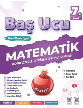 Nartest Yayınları 7. Sınıf Matematik Baş Ucu Kitabı Maarif Modeli
