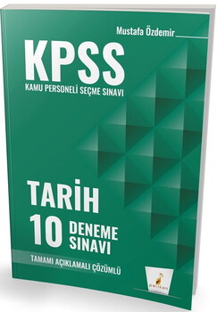  Pelikan KPSS Tarih 10 Deneme Sınavı